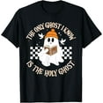 thumbnail image 1 of The Only Ghost I Know Is The Holy Ghost Halloween Boo Bible T-Shirt, 1 of 3