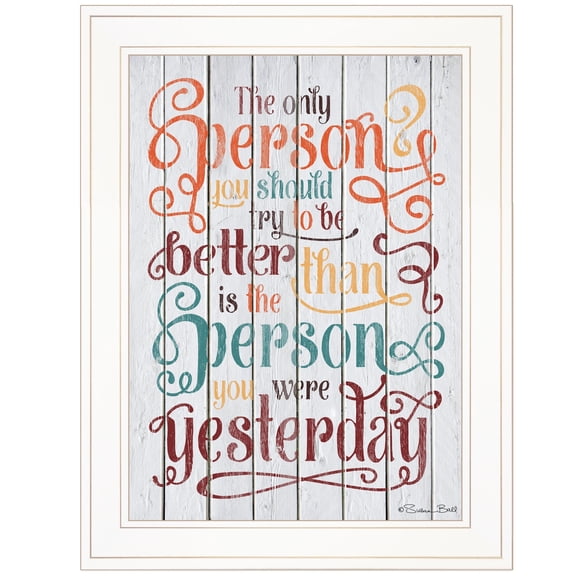 The Only Person by Susan Ball Print Wall Art Wood Multi-Color