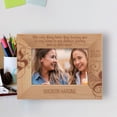 thumbnail image 1 of The Only Thing Better Than Having You As My Sister Personalized Wooden Frame-6" x 4" Brown Horizontal, 1 of 1