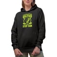 thumbnail image 1 of The Only Thing I Love More Than Golfing Is Being a Step Son Quote, Golf Player, Golfing or Golfer Themed Merch Gift, Black Hooded Sweatshirt or Hoodie, Large, 1 of 5