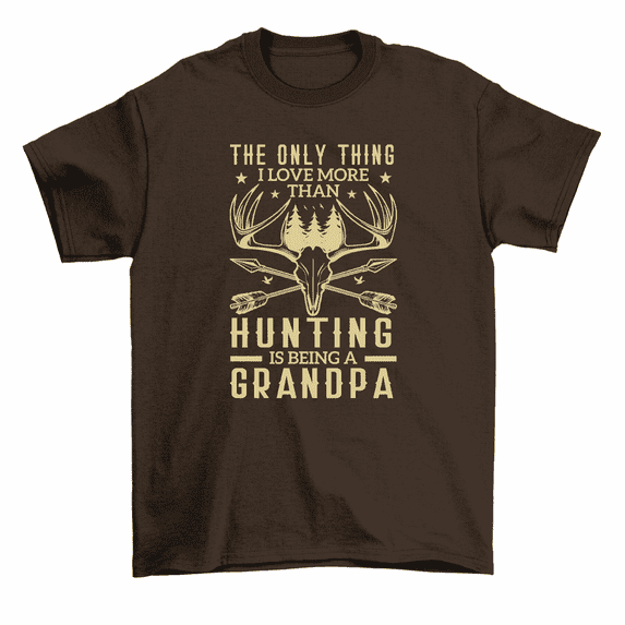 The Only Thing I Love More Than Hunting Being Grandpa T-Shirt Men