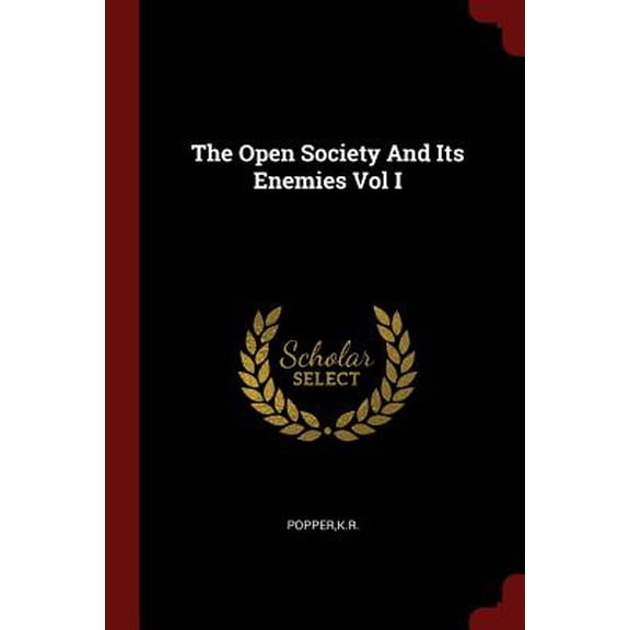 The Open Society And Its Enemies Vol I (Paperback)