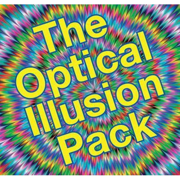 Pre-Owned The Optical Illusion Pack [With Spirals, Shape Model and 3-D Glasses and Spinner] (Hardcover) 0764166174 9780764166174