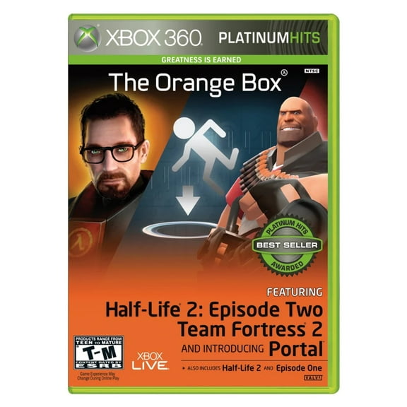 Restored The Orange Box Xbox 360