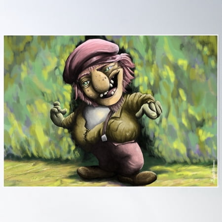 The Orc Poster Wall Art, Modern Wall Decor For Living Room Bedroom, 8x12 UNFRAMED