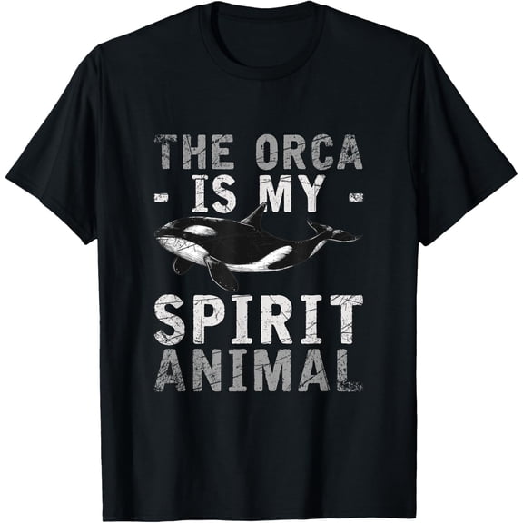 The Orca Is My Spirit Animal Orca T-Shirt