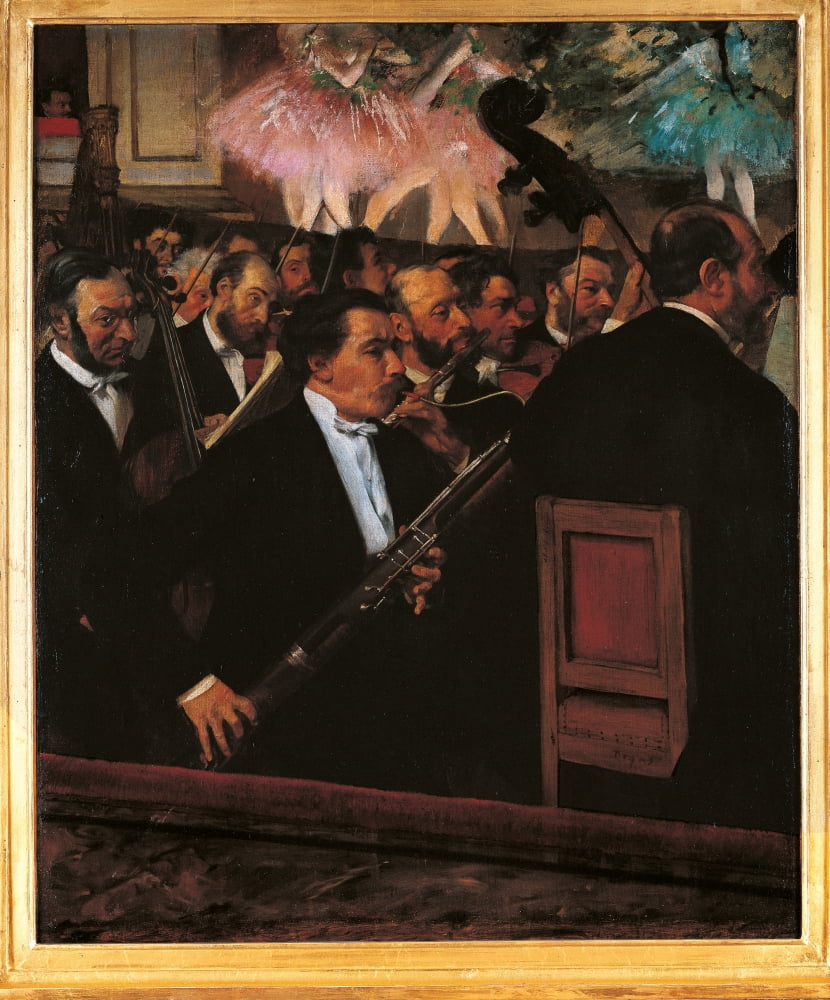 The Orchestra At The Opera House Canvas Art - (18 x 24)