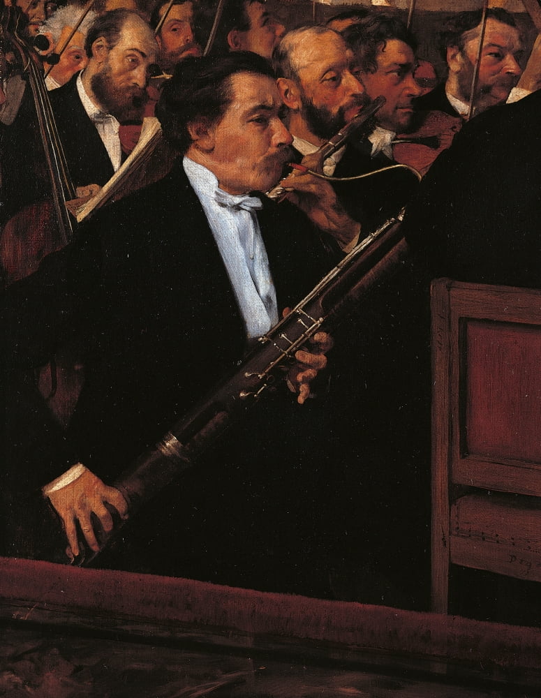 The Orchestra At The Opera House Canvas Art - (24 x 36)