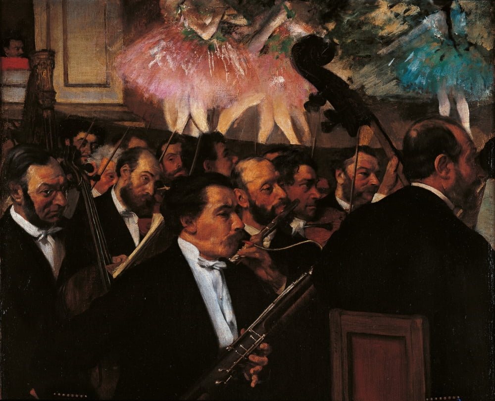 The Orchestra Of The Opera Canvas Art - (24 x 18)