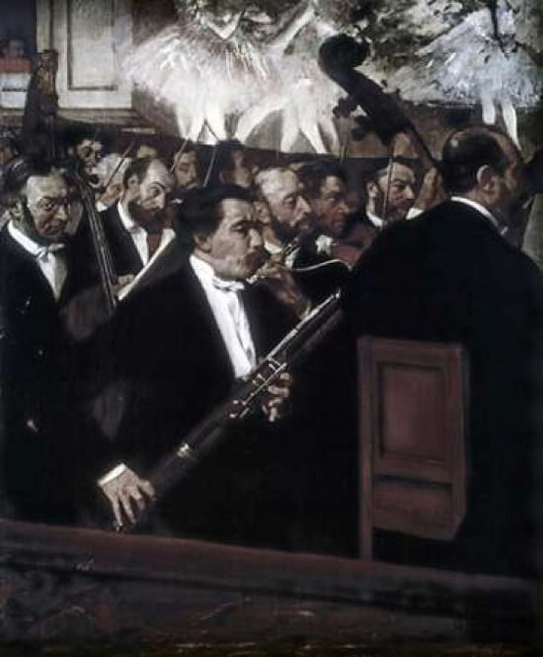 The Orchestra of the Opera Canvas Art - Edgar Degas (20 x 24)