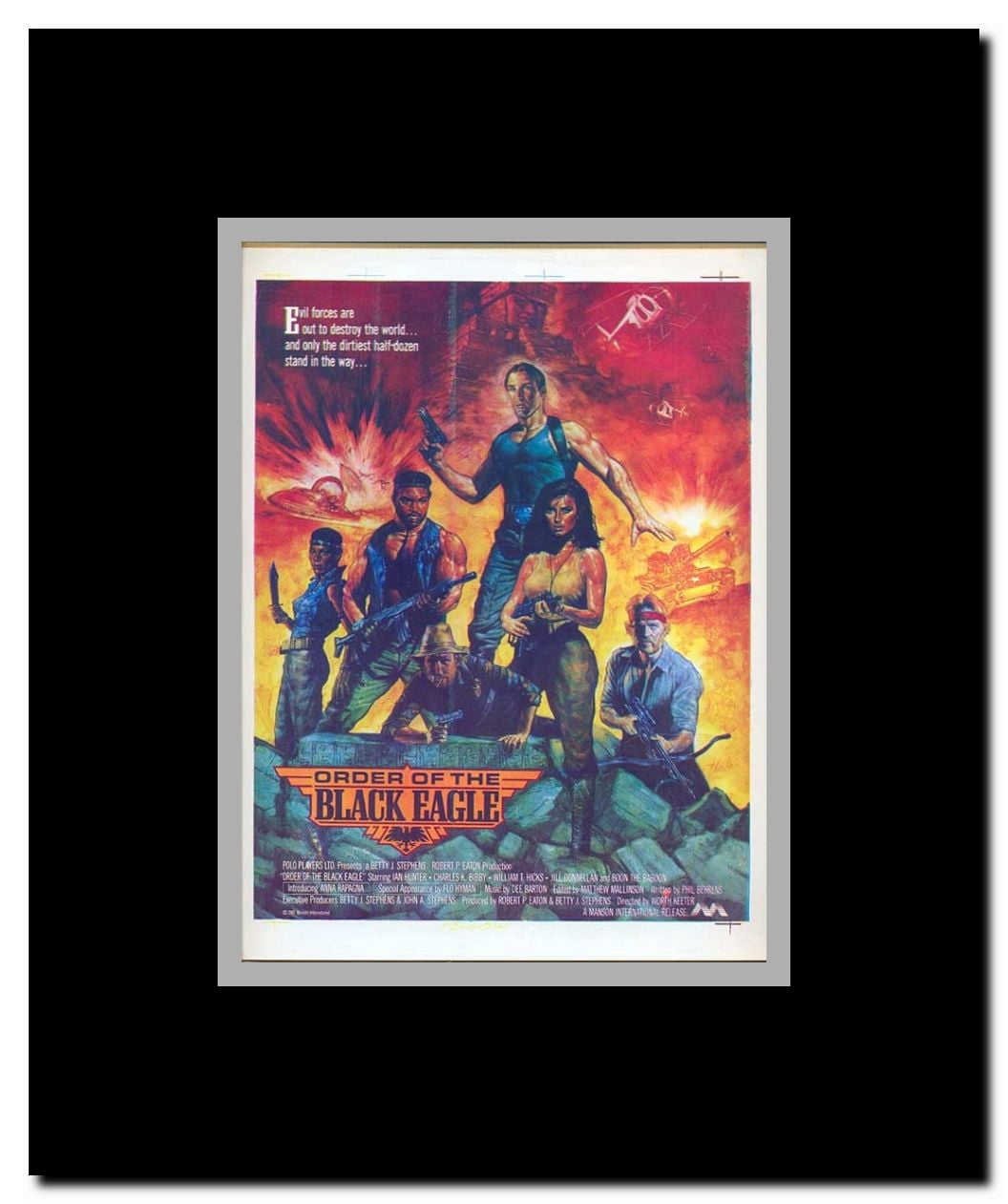 The Order of the Black Eagle Framed Movie Poster