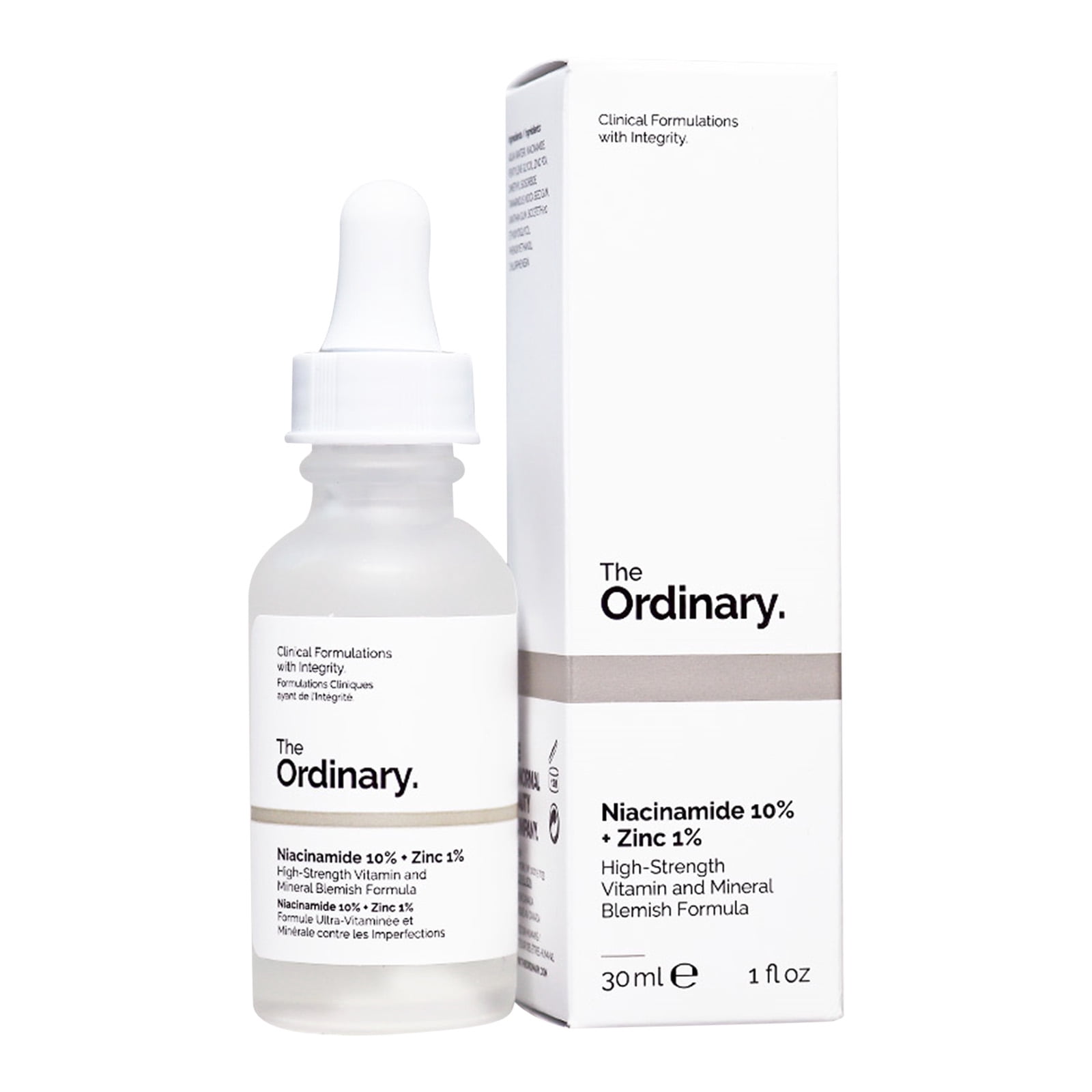 The Ordināry Niācinamide 10% + Zínc 1%, Smoothing Serum for BlémishProne Skin,1 Fl Oz,1Pcs