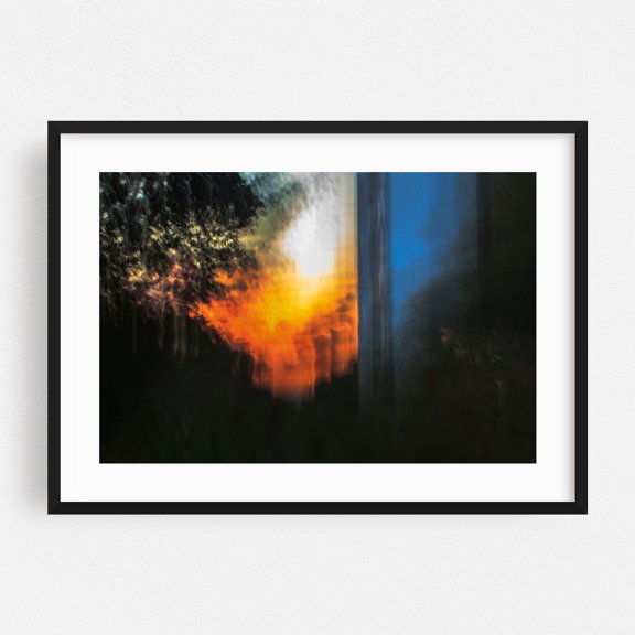 The Ordinary Is A Prison - Photography Abstract Surrealism Sunset Modern Art Moody Psychedelic Nature Black Framed Wall Art Print 16 x 24 inches