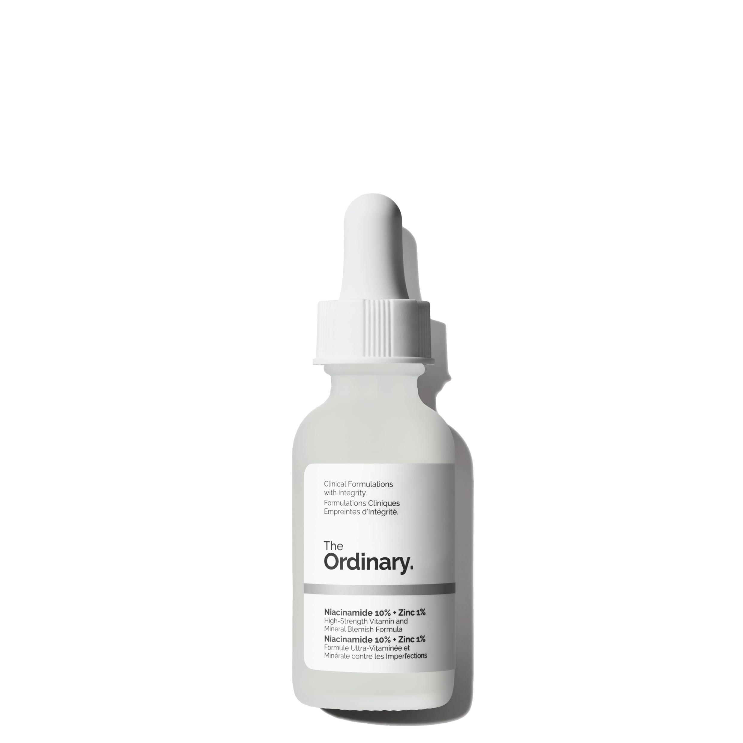 The Ordinary Niacinamide 10% MZF22 + Zinc 1%, Smoothing Serum for Blemish-Prone Skin, 1 Fl Oz