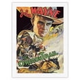 thumbnail image 1 of The Oregon Trail - Starring John Wayne - Vintage Film Movie Poster c.1936 - Japanese Unryu Rice Paper Art Print (Unframed) 12 x 16 in, 1 of 4