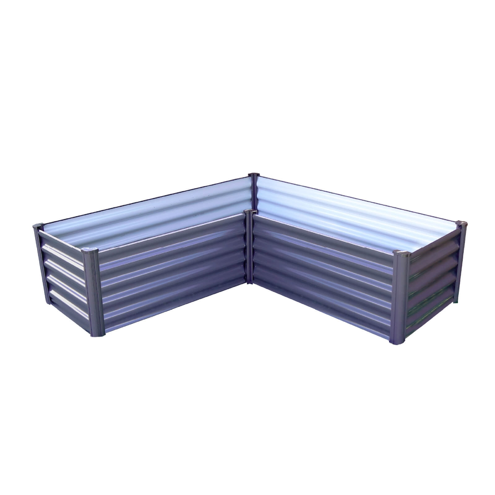 Hakea 4' x 4' Galvanized Steel Raised Garden Bed
