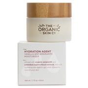 The Organic Skin Co Hydration Agent Face Cream Moisturizer with Vanilla and Amaranth, 1.7 fl oz