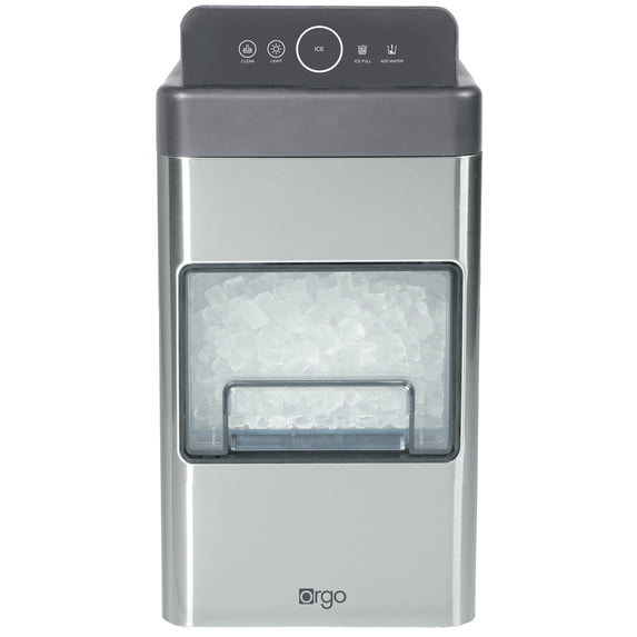 Orgo, Nugget Countertop Ice Maker, Portable Chewable Gray Ice Machine ...