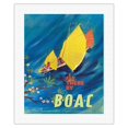 thumbnail image 1 of The Orient - Chinese Junket - Fly There By BOAC (British Overseas Airways Corporation) - Vintage Airline Travel Poster by David Judd c.1961 - Fine Art Rolled Canvas Print 16in x 20in, 1 of 4