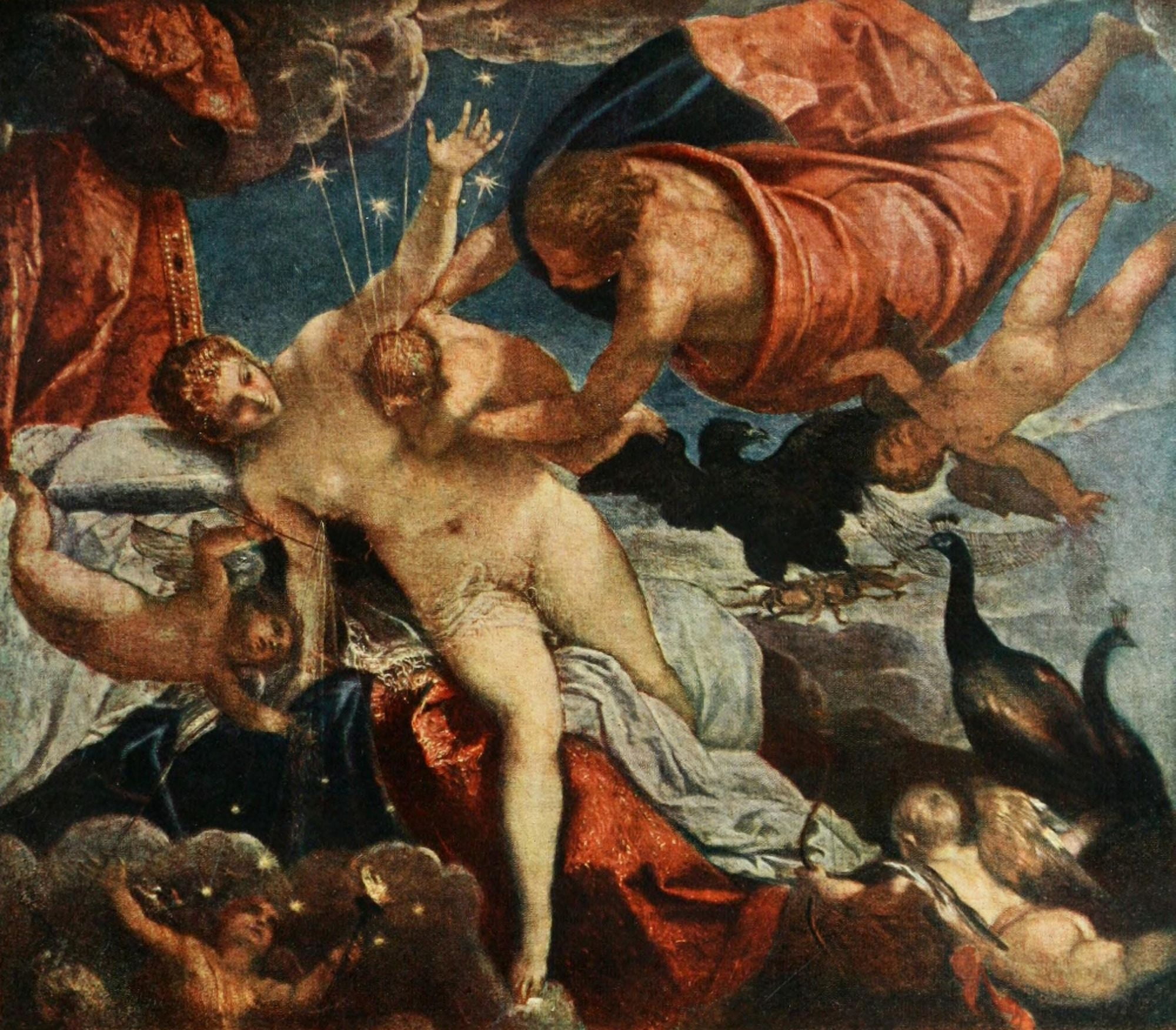 The Origin of the Milky Way History of Painting 1911 Canvas Art - Tintoretto (18 x 24)