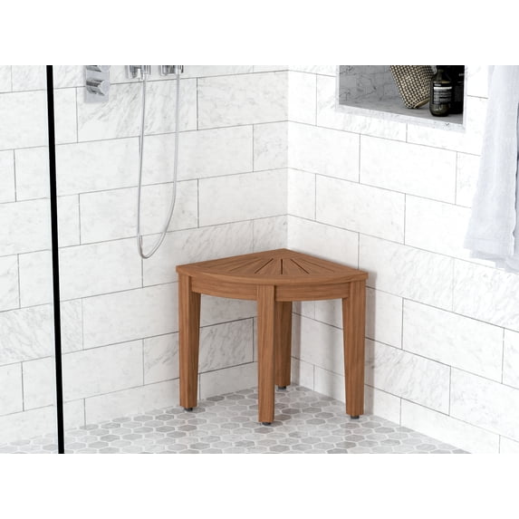 The Original 15.5" Kai™ Corner Teak Shower Bench