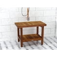 thumbnail image 1 of The Original 24" Spa™ Teak Shower Bench with Shelf, 1 of 4