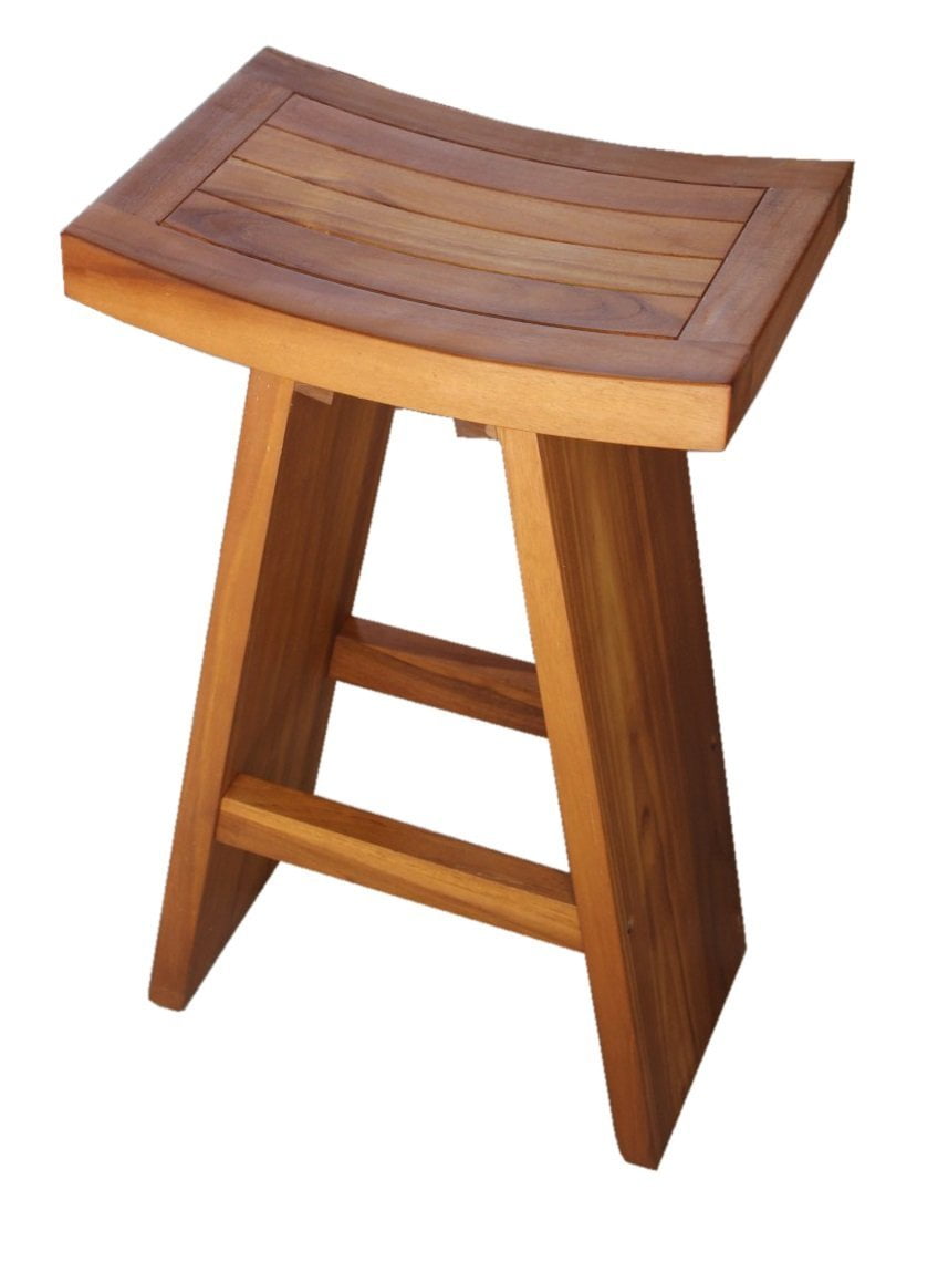 Teak 30'' Tall Indoor/Outdoor Bar Stool