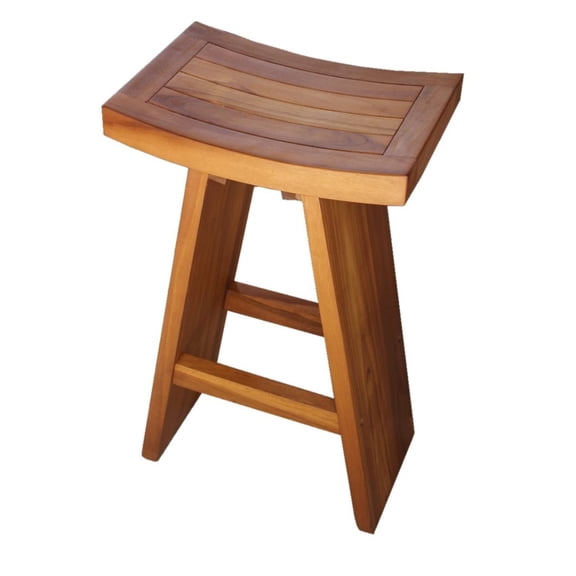 The Original 30" Tall Asia Teak Bar Stool