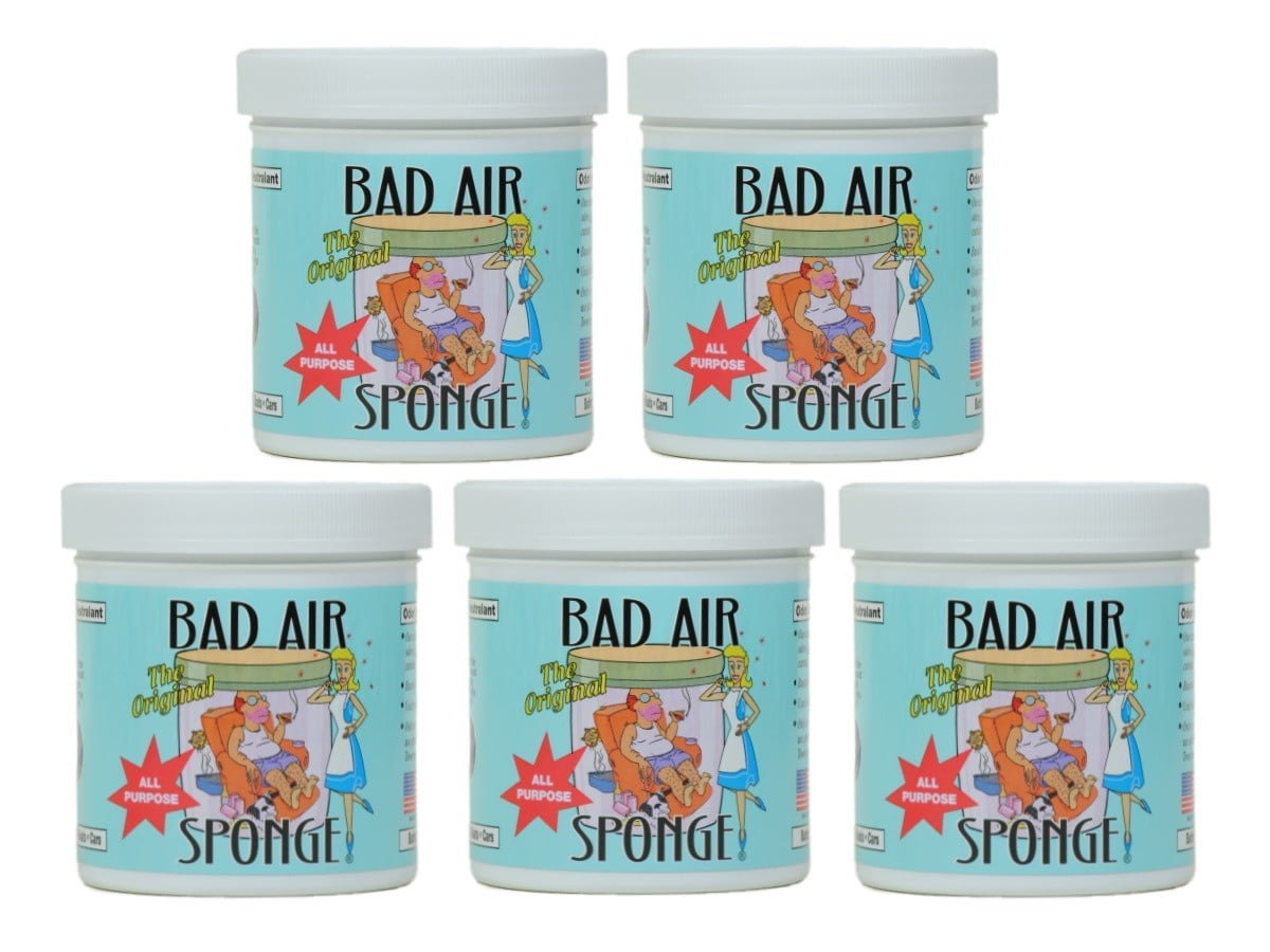 Bad Air Sponge Odor Neutralant Neutralizes and Absorbs Odors 14oz (4 X 14  oz) by Bad Air Sponge