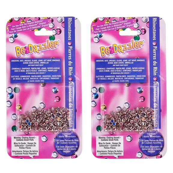 The Original Bedazzler Multi-Colored Rhinestones-300 Pieces (2 x 150 pk)