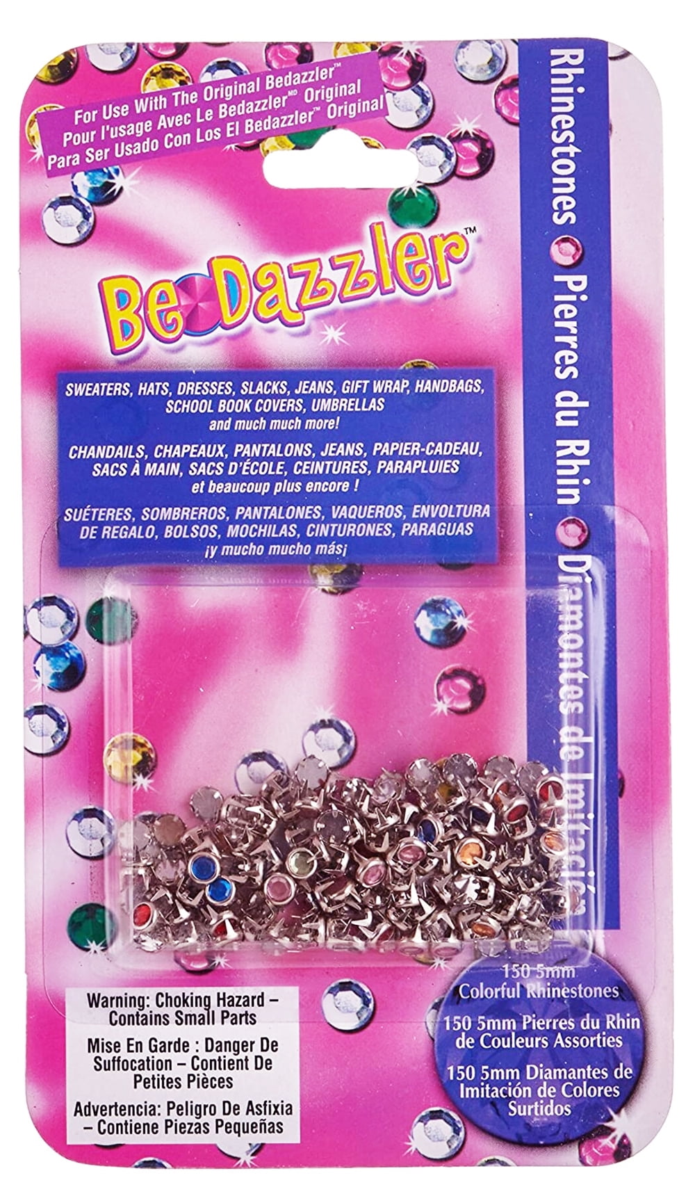 The Original Bedazzler Multi-Colored Rhinestones-300 Pieces (2 x 150 pk)