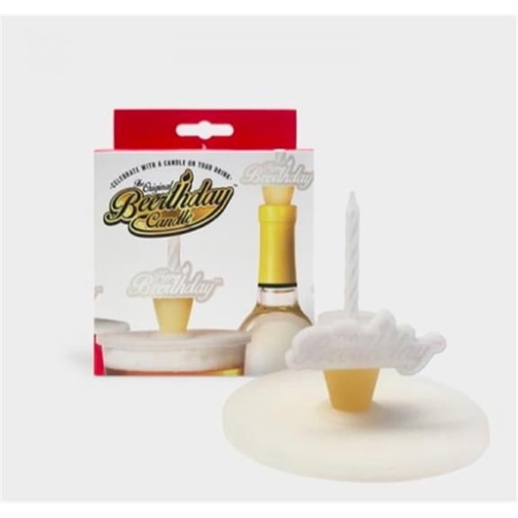 The Original Beerthday 1000529665 Beer Day Candle - Pack of 24