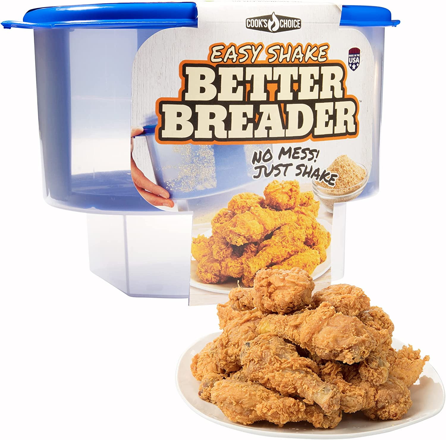 Cook's Choice Better Breader easily breads and seasons meats and