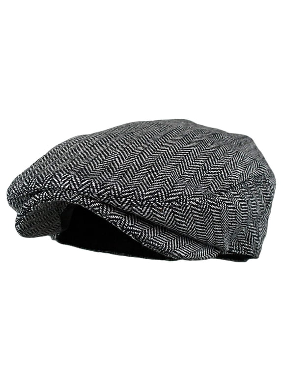 The Original Boston Scally Cap The Original Newsboy Flat Cap Single Panel Cotton Fitted Hat for Men Multicolor M