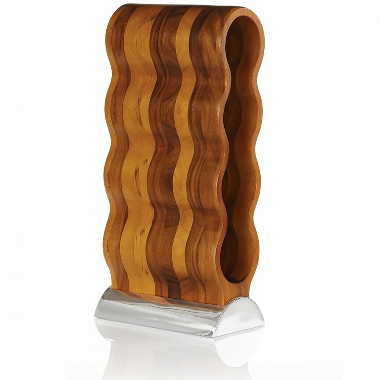 The Original CURVO WINE RACK crafted by Nambe