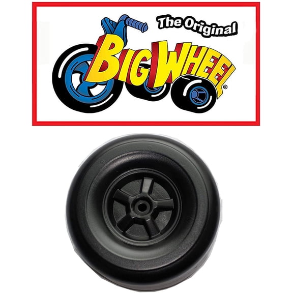 The Original "Classic" Big Wheel, Replacement Parts, 1 Rear Wheel, Black