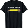 thumbnail image 1 of The Original Computer Funny Sarcastic Programmer Pencil Gift T-Shirt, 1 of 4