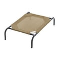 thumbnail image 1 of The Original Coolaroo Elevated Pet Dog Bed, Indoor & Outdoor Use, Durable, Cooling, Brown, Small, 34.75" L x 22" W x 8" H, 1 of 7
