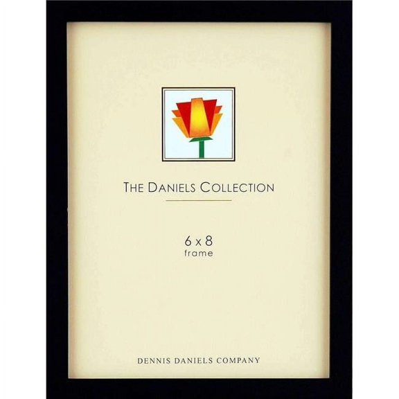 Dennis Daniels W4106E 6 x 8 in. Square Corner Frame - Ebony