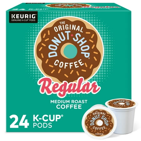 The Original Donut Shop - Regular Keurig Single-Serve K-Cup Pods, Medium Roast Coffee, 24 Count