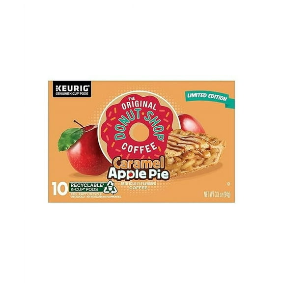 The Original Donut Shop Caramel Apple Pie Coffee, Keurig K-Cup Pod, Light Roast, 10 Count
