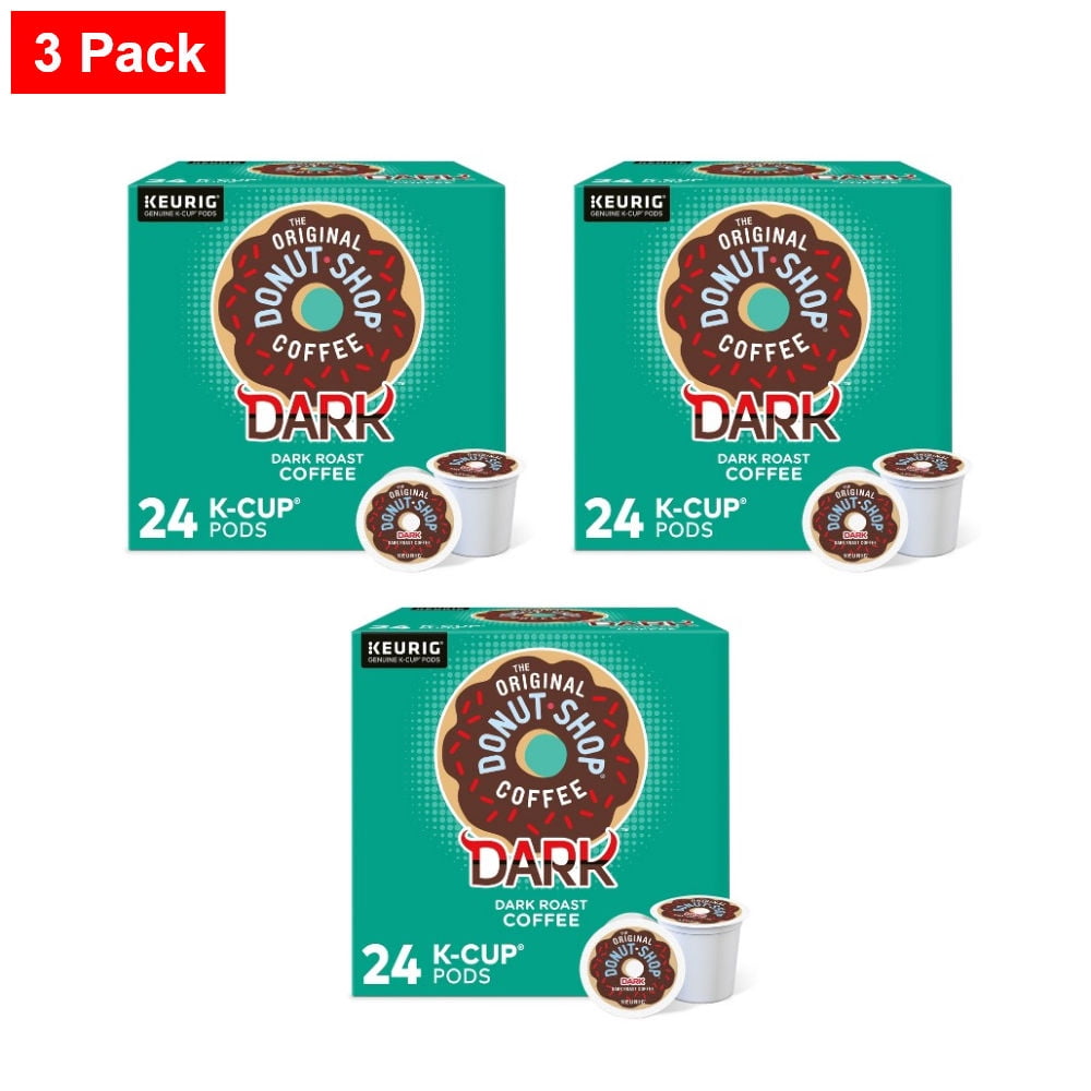 The Original Donut Shop Dark Keurig K-Cup Coffee Pods - Dark Roast - 24ct