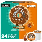 The Original Donut Shop, Duos Nutty + Caramel Medium Roast K-Cup Coffee Pods, 24 Count