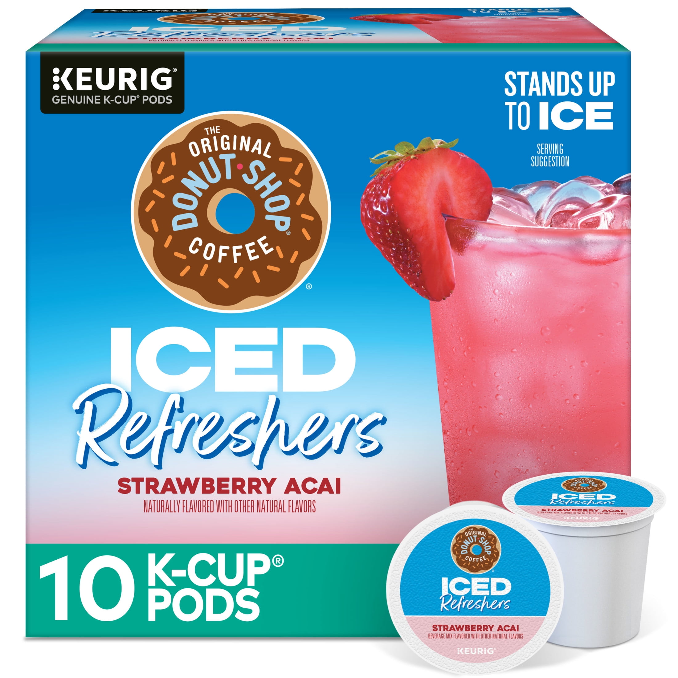 The Original Donut Shop, Iced Refreshers Berry Chill Flavor K-Cup