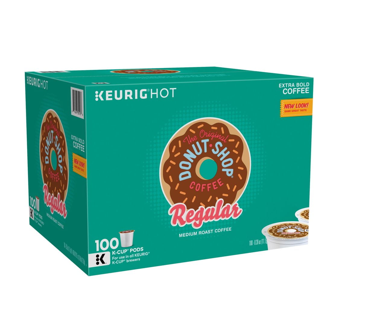 The Original Donut Shop K-Cup Coffee Pods, Medium Roast, 100 Count for Keurig Brewers