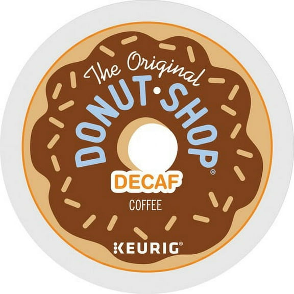 The Original Donut Shop® K-Cup Decaf Coffee - Compatible with Keurig Brewer - Medium - 1 Box | Bundle of 10 Boxes