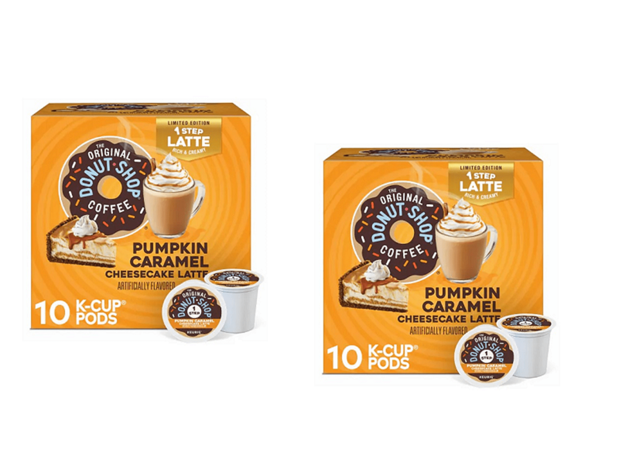 The Original Donut Shop Mocha Latte, Single Serve Coffee K-Cup Pod,  Flavored Coffee, 60 Count (6 Packs of 10)