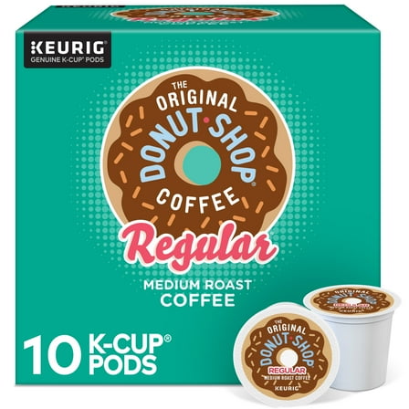 The Original Donut Shop, Regular Medium Roast K-Cup Pods, 10 Count