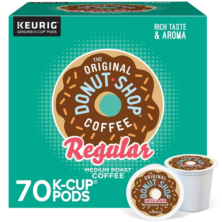7” Dusty Donuts DD022 The Original Donut Shop Regular Coffee, Keurig K-Cup Pods