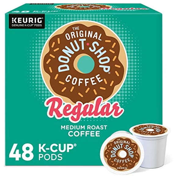 The Original Donut Shop Regular Keurig Single-Serve K-Cup Pods, Medium Roast Coffee, 48 Count